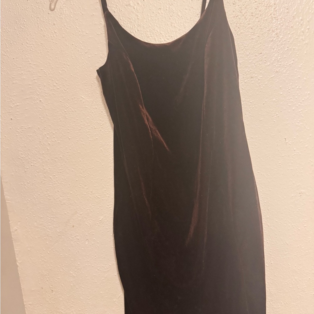 Elegant Black Velvet Dress
